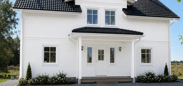Villa Nilsson – klassisk 1,5-plansvilla i Götene