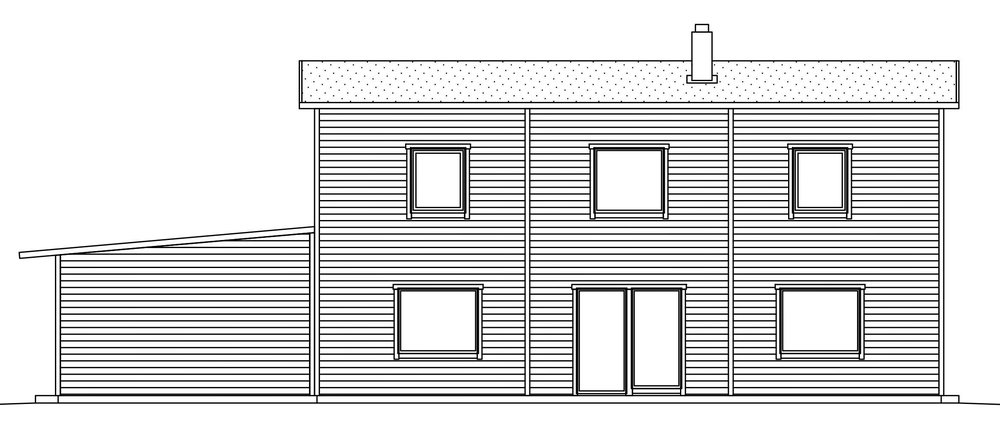 Villa Berling – fasad baksida