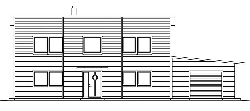 Villa Berling – fasad entré