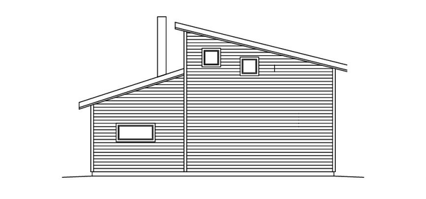 Villa Hjort - Fritidshus fasad 3