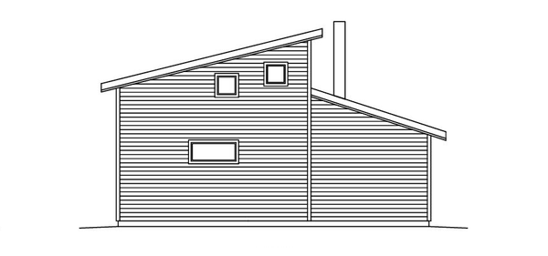 Villa Hjort - Fritidshus fasad 4