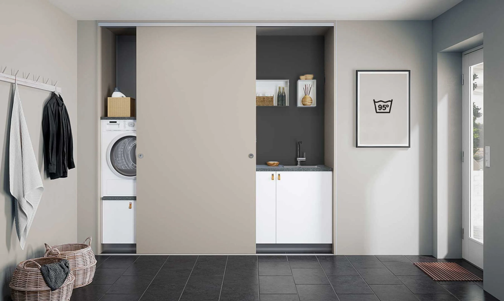 Tvättstuga med förvaring