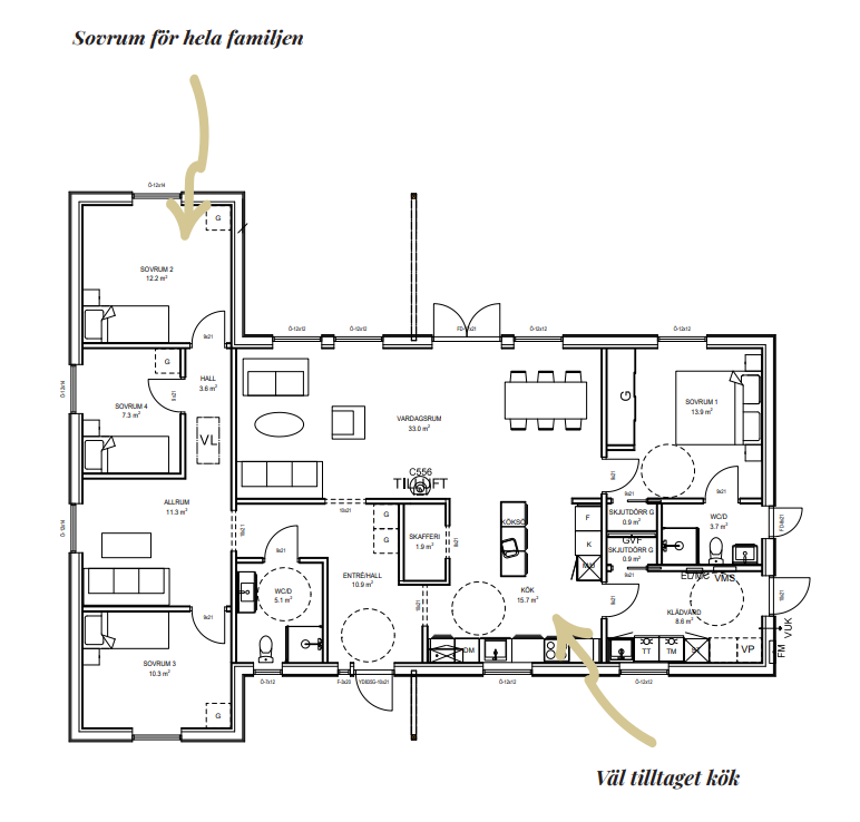 Matsukaze Planlösning