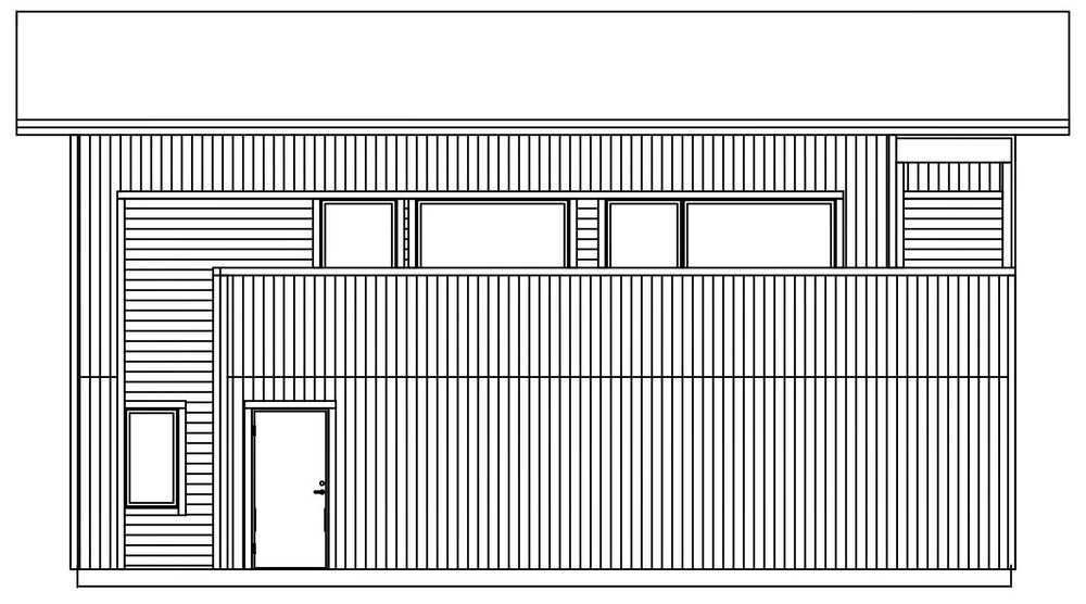 Villa Rånes – fasad 4 groventré
