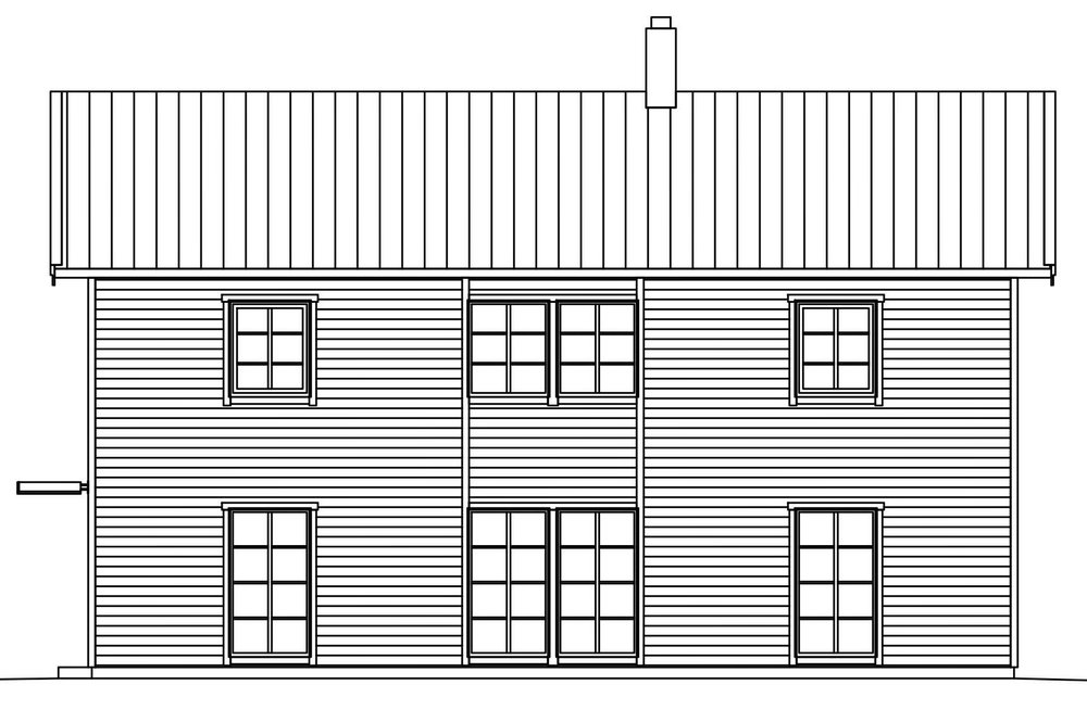 Villa Sandén – fasad 3 baksida