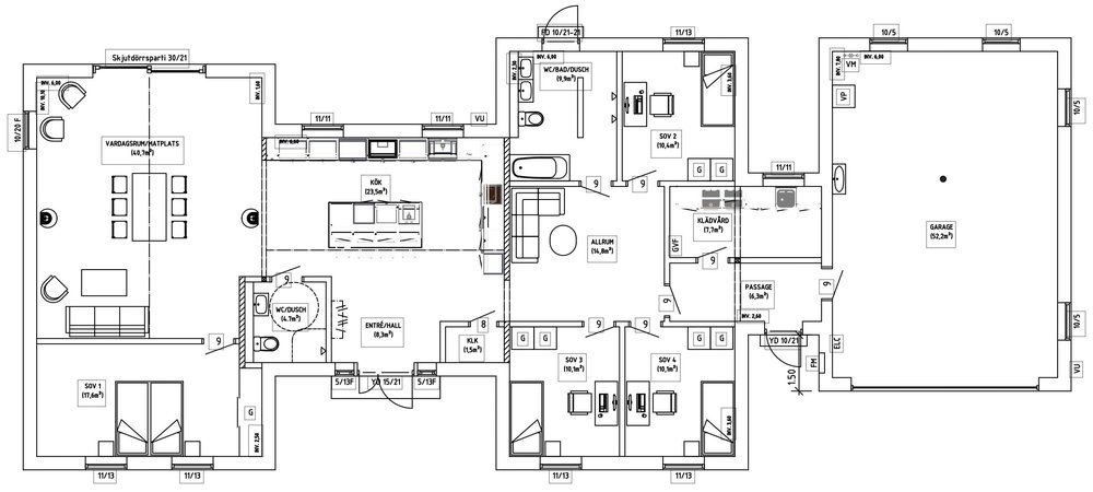 Villa Ungh – planlösning