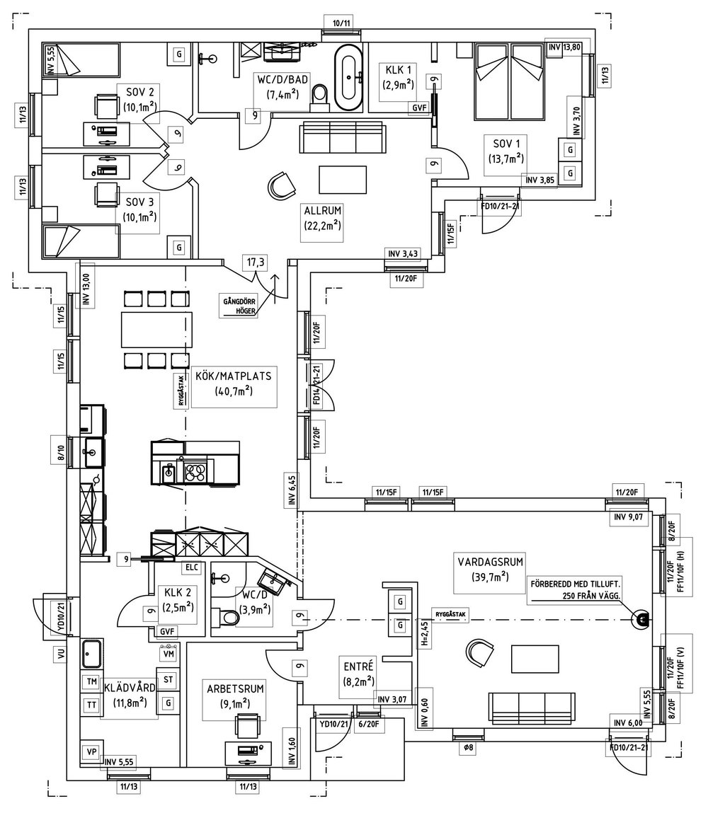 Villa Wärn – planlösning